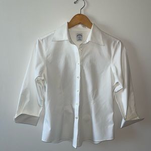 Brooks Brothers Button down 3/4 sleeves blouse
